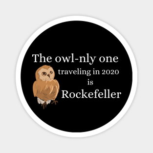 Rockefeller the Owl New York Magnet